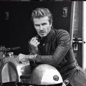 David Beckham looks hot and hunky!