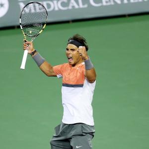 Indian Wells: Li, Federer win; Nadal survives scare