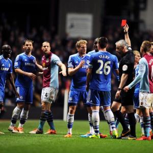 PHOTOS: Chelsea suffer shock loss at Villa, Man City crush Hull