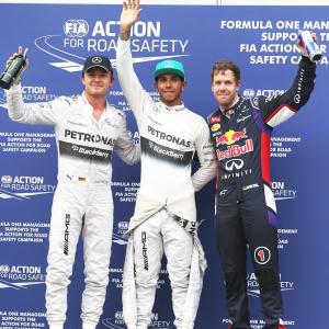 PHOTOS: Slick Hamilton on pole for Malaysian Grand Prix
