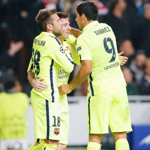 Champions League: Messi equals Raul's record as Barca advance to knockouts