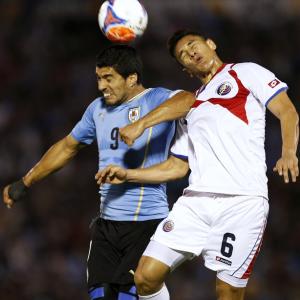 Soccer Frendly: Luis Suarez scores against Costa Rica