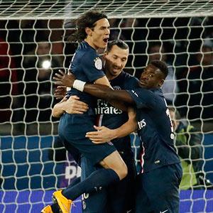 PSG stay unbeaten, Ibrahimovic cuts Marseille's lead to a point