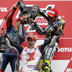 Masterful Marquez retains MotoGP title