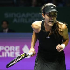 WTA Finals: Ivanovic downs Bouchard for first Singapore win