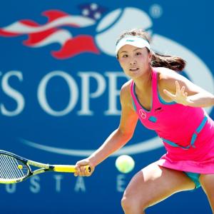 US Open: China's Peng routs Swiss teen to reach semis