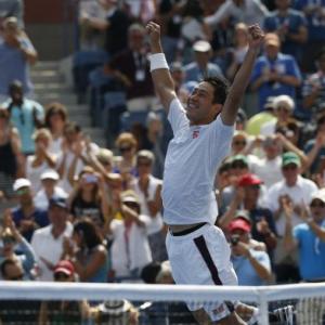 Nishikori upsets Djokovic to reach US Open final