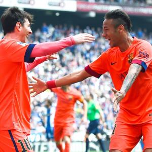 La Liga PHOTOS: Neymar, Messi help 10-man Barca beat Espanyol