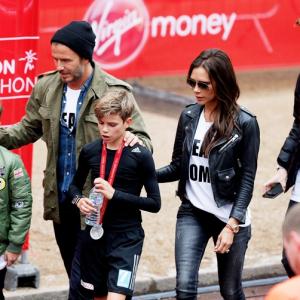 London Marathon: Beckhams, Button, Paula step out in style
