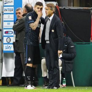 I was never worried about Icardi, says Mancini as Inter build lead
