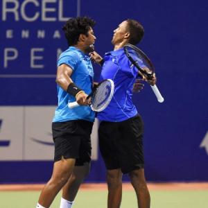 Paes-Klaasen beat Bhupathi-Myneni to enter Chennai Open semis