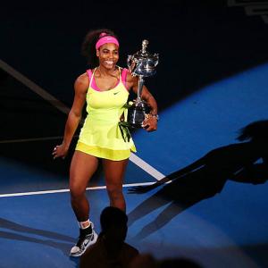 PHOTOS: Inspirational Serena claims milestone Slam