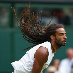 Wimbledon still abuzz over dread-locked Brown