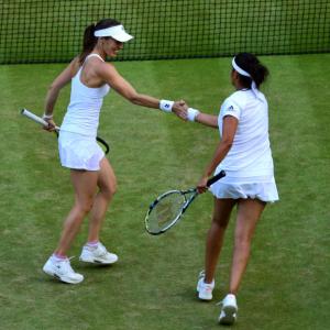 Indians at Wimbledon: Sania-Martina ease into third round; Paes out