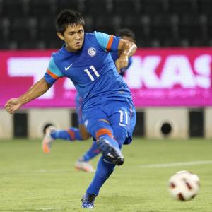 Asian Cup qualifier: Chhetri stars in India's 1-0 win over Kyrgyzstan