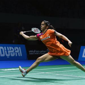 Saina thrashes China's Wang to enter All England semis
