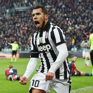 Serie A: Tevez gives Juve another 1-0 victory; Roma win