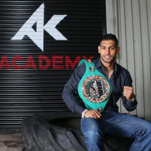 Boxer Amir Khan rolls with the punches