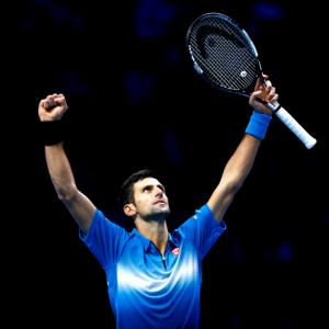 PHOTOS: Djokovic crushes Nadal to reach final in London