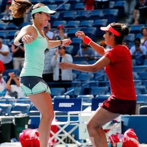 Wuhan Open: Sania-Hingis storm into doubles final