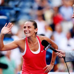 Vinci finds it tough to stitch up words after upsetting Serena