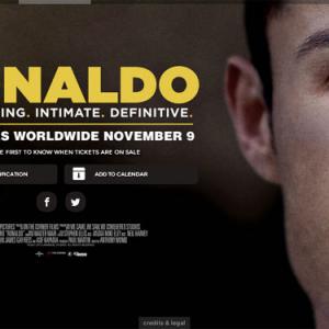 Ronaldo on celluloid: watch the trailer...