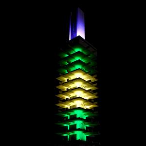 PHOTOS: Cities light up buildings 100 days before Rio Olympics
