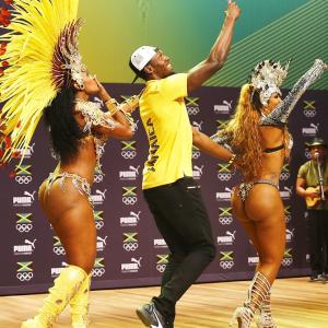 PIX: In search of star power, media lap up Usain Bolt show...