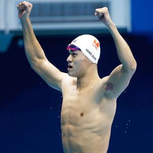 Sun takes men's 200m freestyle gold