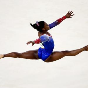 Biles wins record-equalling fourth gold with floor victory