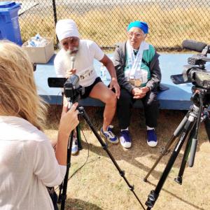 PIX: Meet 100-year-old Indian who won gold at Masters Games track meet
