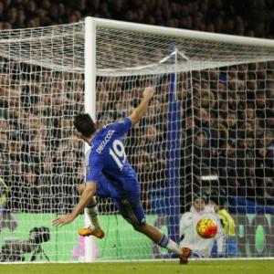 EPL PHOTOS: Late Costa strike helps Chelsea hold Man United