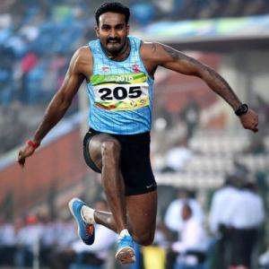 SAG PHOTOS: Gold pours in for India from athletics, shooting