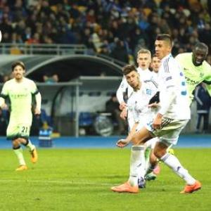 Champions League: City record big win in Kiev; Atletico-Eindhoven in goalless draw