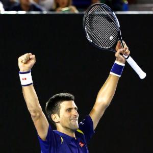 Djokovic quells Federer fightback to enter Aus Open final