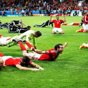 Euro 2016: Welsh underdogs revel in greatest night with Belgium win