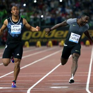 Ayana misses world record, Gatlin wins sprint in Rome