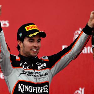 Perez creates F1 history for Force India in Baku