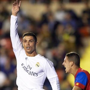 La Liga: Ronaldo scores as Real win at Levante