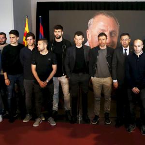 Barca coach Luis Enrique hails Cruyff legacy at memorial