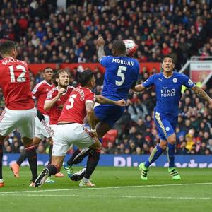 EPL PIX: Leicester draw at United; Ayew teaches Liverpool a lesson
