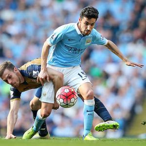 EPL PHOTOS: City CL hopes hit by home draw with Arsenal; Reds win