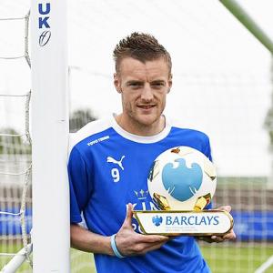 Leicester's Vardy is Premier League Player of the Season