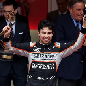 Perez gives Force India 4th podium finish