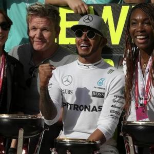 'Mesmerised' Hamilton takes inspiration from Williams sisters