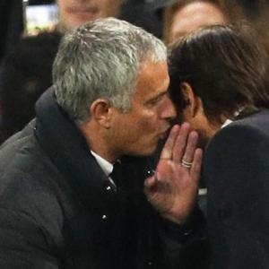 What did Mourinho whisper in Conte's ear?