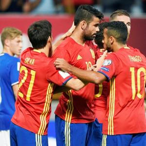 2018 WC Qualifiers: Spain maul Liechtenstein; Iceland hold Ukraine