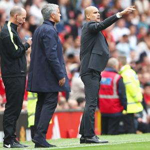 Mourinho cries foul but Guardiola delighted