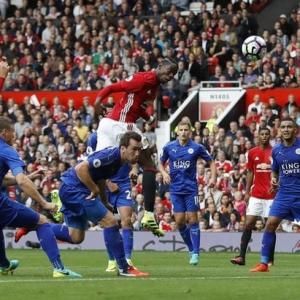 EPL PHOTOS: United crush Leicester, City & Arsenal win