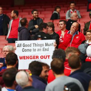 The Professor thanks fans even as days at Arsenal looked numbered